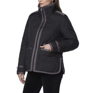 Andrew Marc Women's Black Quilted Puffer Jacket Size Small